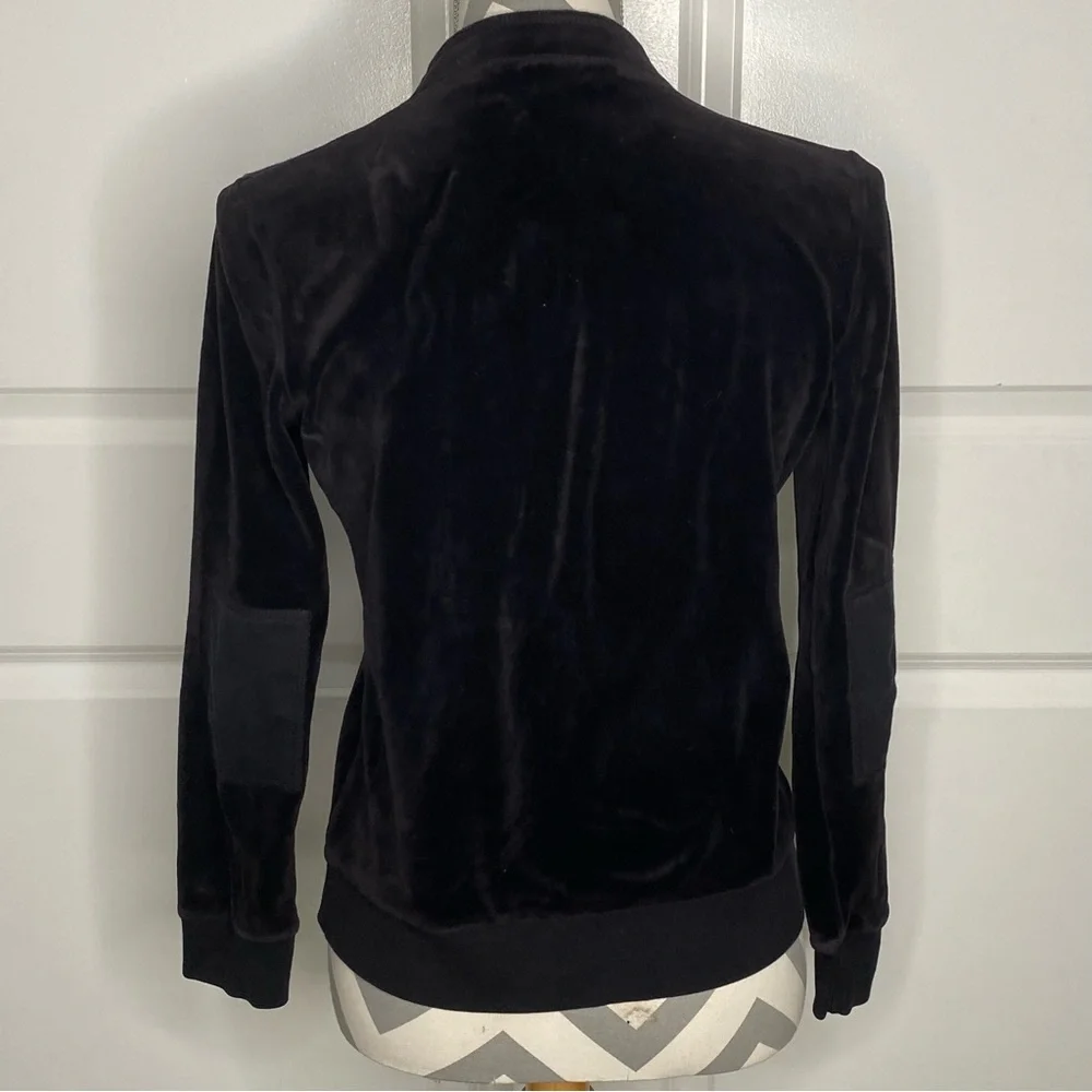 Style & Co Petite Black Zipup Top - Picture 3 of 7